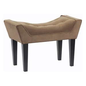 lot 1878 image: Maddie Button Tufted Single Bench- Retail$167.99