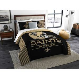 lot 3244 image: Saints King Comforter Set- Retail$108.49