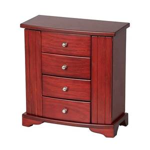 lot 3772 image: Mele Designs Elena Wooden Jewelry Box in Mahogany Finish&nbsp