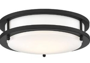 lot 7044 image: Nuvo Lighting 621435 Glamour 10 Wide Led Flush Mount Bowl Ceiling Fixture