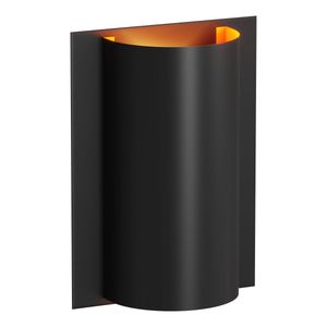 lot 7052 image: Metal Wall Lamp Black- Retail$169.99, 16 x 1