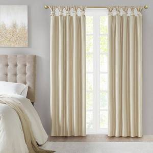 lot 12735 image: Madison Park Emilia Blackout Twist Tab Window Curtain, 50 x 84, Set Of 2