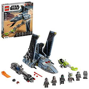 lot 1853 image: LEGO Star Wars The Bad Batch Attack Shuttle 75314 Building Toy with 5 LEGO Minifigures (969 Pieces)