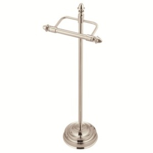 lot 3734 image: Moen Stockton Brushed Nickel Freestanding Paper Holder