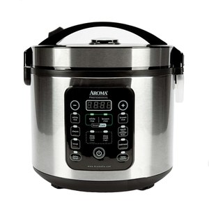 lot 7000 image: Aroma Arc-1120SBL 20 Cup Smart Carb Rice Cooker