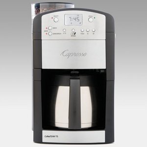 lot 7001 image: Capresso 465.05 Coffee Team TS 10 Cup Coffee Maker with Glass Carafe Black