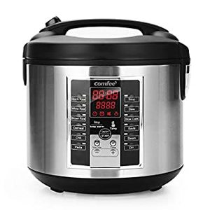 lot 7006 image: COMFEE Rice Cooker, Slow Cooker, Steamer, Stewpot, Saute All in One (12 Digital Cooking Programs) Multi Cooker (5.2Qt ) Large Capacity, 24 Hours Preset & Instant Keep Warm (B07CHYKRK7)