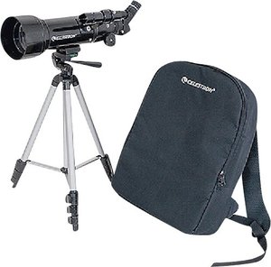 lot 7009 image: Celestron - Travel Scope 70 Portable Telescope - Black