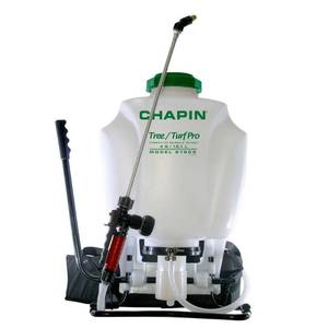 lot 12212 image: Chapin 61900 4 Gallon Tree & Turf Pro Commercial Backpack Sprayer With Stainless Steel Wand