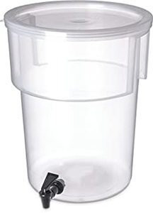 lot 12569 image: 5 Gallon See-Thru Round Beverage Dispenser (No Lid)