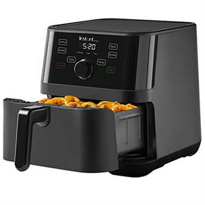 lot 12573 image: Instant Pot Vortex 5.7 Quart Air Fryer Customizable Smart Cooking Programs Digital Touchscreen and Non-Stick Air Fryer Basket Black