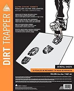 lot 12666 image: Sticky Mat Dirt Trapper 30 Layer Refill 24in x 30in