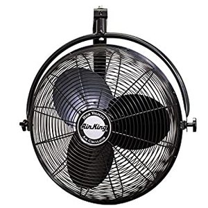 lot 12706 image: Air King 20 16 HP 3-Speed Industrial Grade Steel Wall Mount Fan Black