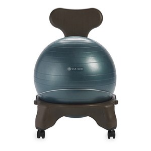 lot 12787 image: Gaiam Balance Ball Chair, Forest