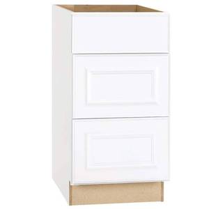 lot 1870 image: Interline 2478255 18 x 24 in. Hampton Drawer Base Cabinet, White