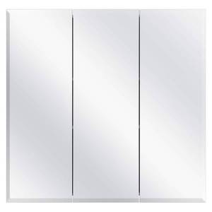 lot 3226 image: Glacier Bay 30-38 in. W x 30-316 in. H Frameless Surface-Mount Tri-View Bathroom Medicine Cabinet, White