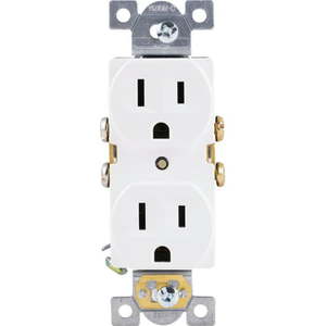 lot 3754 image: GENERAL ELECTRIC UltraPro Heavy-Duty Grounding Duplex Receptacle Outlet 42157