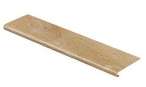 lot 7031 image: Cap A Tread Dusk CherryShea Oak 94 in. L x 12-18 in. W x 1-1116 in. T Vinyl Overlay to Cover Stairs 1 in. Thick