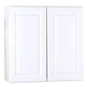 lot 12718 image: Hampton Bay 2478271 Hampton Assembled 30X30X12 In. Wall Kitchen Cabinet In Satin White