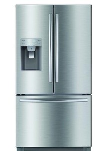 lot 12002 image: Criterion� 25.5 cu. ft. Fingerprint Resistant Stainless Steel French Door Refrigerator Model Number CFRR255WD1S RETAIL $1,999.99