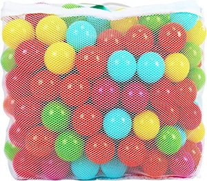 lot 3222 image: Multicolored Mesh Bag of Play BallsPit Balls