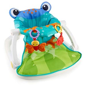 lot 7021 image: New Fisher-Price Sit-Me-Up Infant Fun Baby Floor Seat and play.