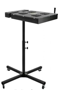 lot 12205 image: Flash Dryer 18 in. x 18 in. Electrical Control Box Adjustable Stand 31.5 in. to 47.2 in. Flash Dryer for Screen Printing