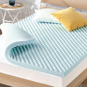 lot 12216 image: Queen Memory Foam Mattress Topper