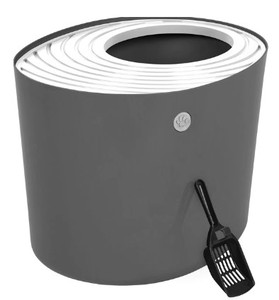 lot 12585 image: IRIS Top Entry Cat Litter Box