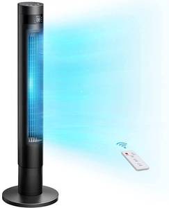lot 12675 image: iLukodu Tower Fan With Remote Control