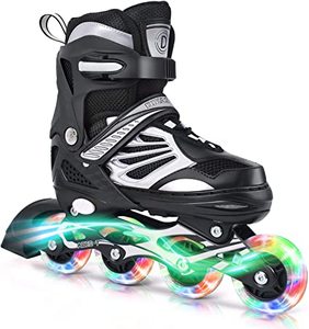 lot 12779 image: Dikashi Black In Line Skates Large 38-41 Mens