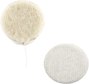 lot 3747 image: Oreck Commercial Lambft Wool Bonnet Orbiter Pad For Orbiter Floor Machine Set Of 2
