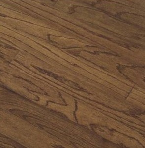 lot 1924 image: Bruce Springdale Plank 3-in W Prefinished Oak Engineered Hardwood Flooring (Saddle), Pack of 10, 11.75