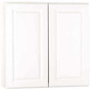 lot 2387 image: Hampton Bay 2478271 Hampton Assembled 30X30X12 In. Wall Kitchen Cabinet In Satin White