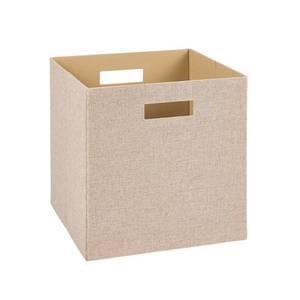 lot 2407 image: 5pk 13 ClosetMaid Decorative Storage Fabric Bin