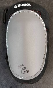 lot 3603 image: Husky Hard Cap Knee Pads Grey 2PC