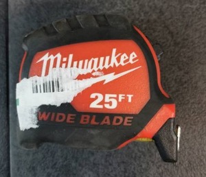 lot 3612 image: Milwaukee 25FT Tape Measure
