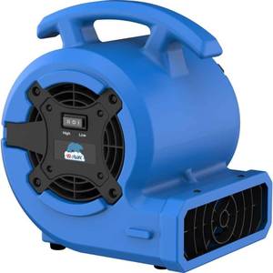 lot 3633 image: B-Air 18 HP Air Mover Carpet Dryer Floor Blower Fan for Home Use in Blue