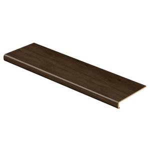 lot 12516 image: Cap A Tread Seaside Oak 47 in. L x 12-18 in. D x 2-316 in. H Vinyl Overlay to Cover Stairs 1-18 in. T to 1-34 in. T