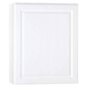 lot 12807 image: Hampton Bay 2478269 Wall Cabinet, White, 24X30 In.