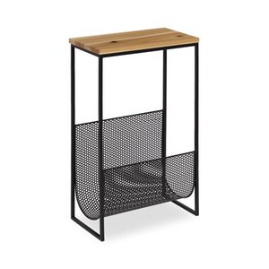 lot 1888 image: Kate and Laurel Galen End Table with Magazine Rack- Retail$77.48