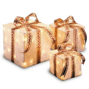 lot 2107 image: Outdoor Lighted Christmas Decoration - LED Lights - White