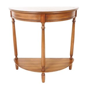 lot 7066 image: Copper Grove Parnasuss Half Round Table- Retail$83.49