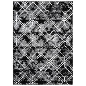 lot 12803 image: Garland Rug Finley 2 ft. x 7 ft. Area Rug BlackWhite