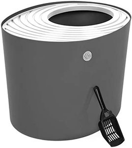 lot 2382 image: IRIS Top Litter Entry Cat Litter Box