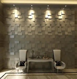 lot 2111 image: 3D Cubes 10-piece Wall Panel Set- Retail$85.99
