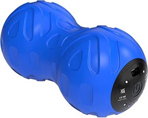 lot 3272 image: Clinton Vibration Peanut Massage Ball, 5 levels of vibrating speed for Deep Tissue Massage, Fitness Training Roller- Retail$79.98 (color varies)