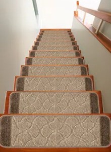 lot 3784 image: Nova Morrocan Washable Non Slip Non Skid Stair Treads