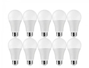 lot 3787 image: Satco A19 14w100w Bulbs 10pk