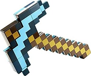 lot 2460 image: Minecraft Toys Minecraft Game Transforming Sword and Pickaxe